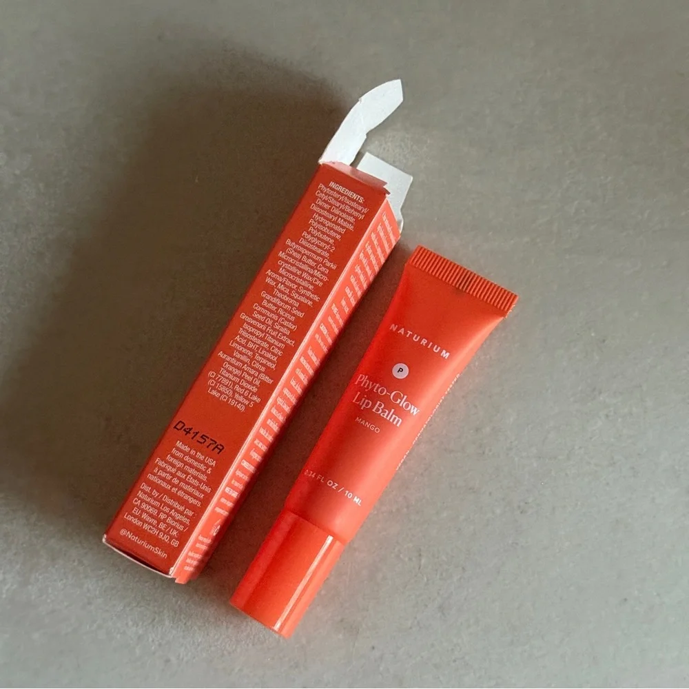 Naturium Phyto-Glow Lip Balm Mango Hydrating Lip Treatment